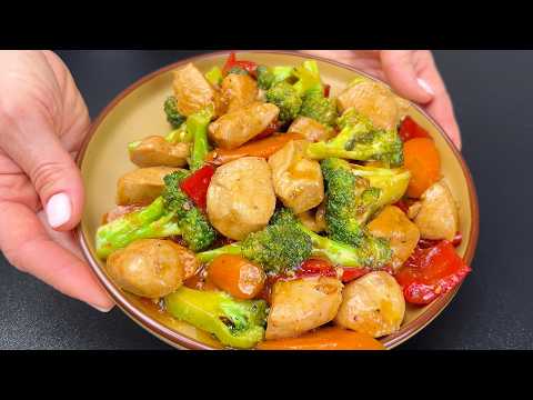 Flavorful Chicken and Veggie Stir Fry! Healthy and Fast Dinner Idea!