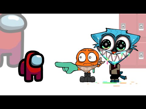 Mini Crewmate Kills Gumball The "Joy" Characters | Among Us