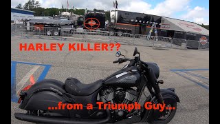 HONEST 2019 Indian Chief Dark Horse Review - HARLEY KILLER?