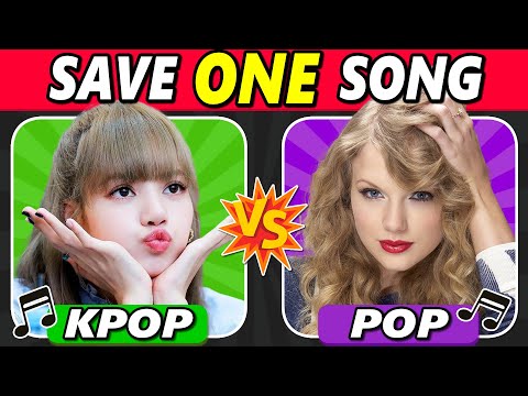 KPOP vs POP 😍 Save One Drop One Song 🎵 (EXTREME EDITION) 🤯