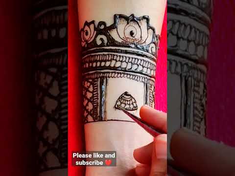 beautiful mehndi jumka design//#mehndi#bridalmehndi#shorts#youtubeshorts#viral