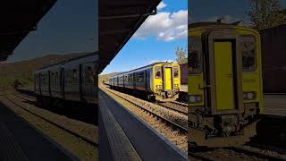 Class 150260 seen at Caerphilly railway station #britishrailwayfeatures #train #trainspottinguk