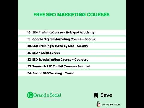 50 FREE DIGITAL MARKETING COURSES