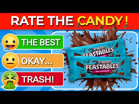 Rate the Candy & Snack Challenge | Ultimate Snack & Candy Tier List