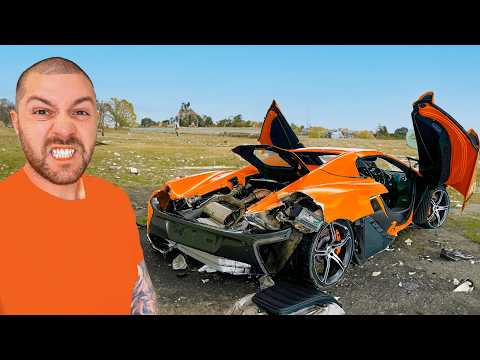 I BOUGHT A WRECKED MCLAREN THAT CRASHED 4 TIMES