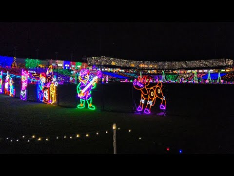 Parkview field spectacular Christmas light show ✨️ 1 Million Lights!!!!!