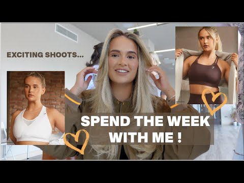 LET'S SPEND THE WEEK TOGETHER | JUGGLING MUM LIFE AND WORK !... COME FOR THE RIDE 🤎 | GYMSHARK AD