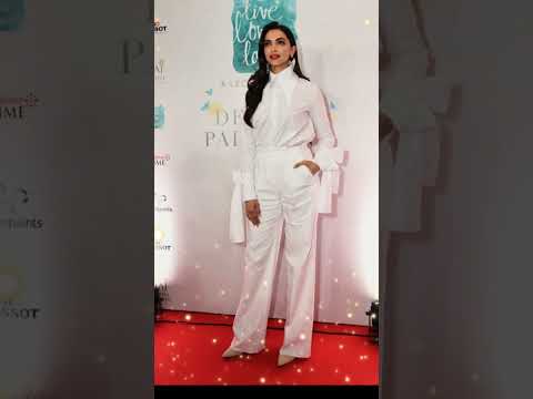 how to style all white classy outfits?🌚with Deepika🥰❤#shorts#stunning#deepikapadukone #trending