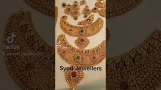 Gold Necless Set anteek Style