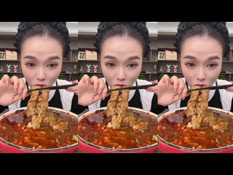 large intestine mukbang eating