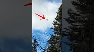 Truck driver films strange object over Quebec #shorts