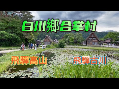 日本岐阜縣白川鄉合掌村- 飛驒高山 - 飛驒古川 -瀨戶川和白壁土藏街