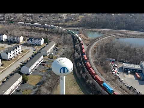 CN Intermodal Rounds Connection in Matteson, IL 2/25/24