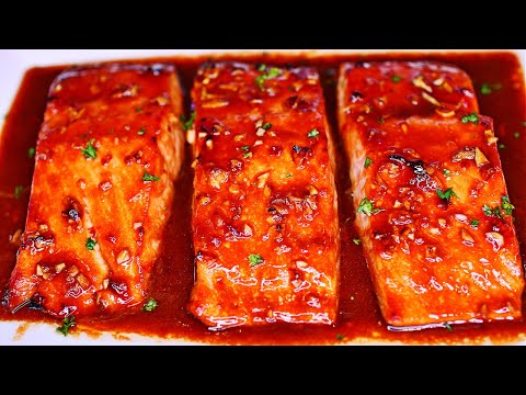 Easy Honey Garlic Butter Salmon - Baked Salmon Recipe