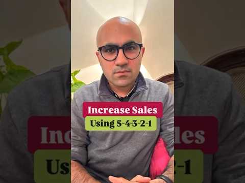 Increase Sales Using 5-4-3-2-1 | Business | Sarthak Ahuja