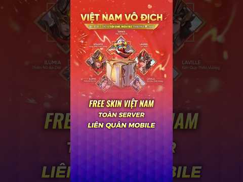 Free Skin Việt Nam Toàn Server Mừng Việt Nam Vô Địch ASEAN CUP 2024 🇻🇳 #shorts #liênquânmobile