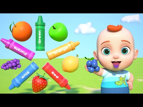 Yummy Yummy Fruits | Colors and Fruits Song for Kids | Leo Nursery Rhymes