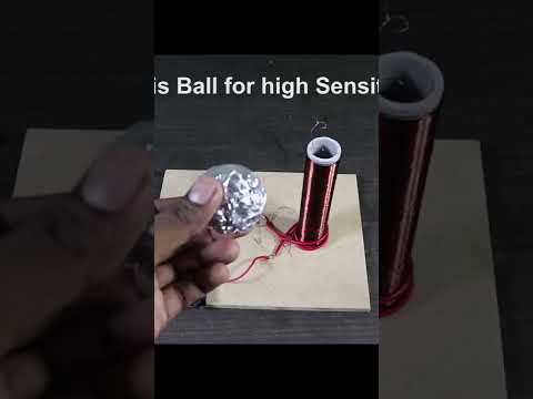 DIY Mini Tesla Coil Science Project | Wireless Power Transmission #shorts #viralvideo #science