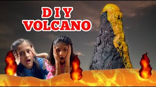 How to make a Volcano || DIY Volcano at Home || Virtual Play Date