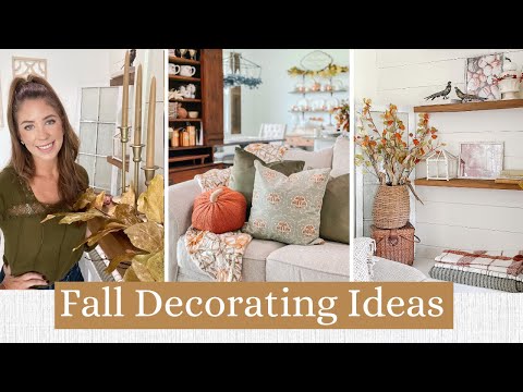 🍂 FALL DECORATE WITH ME 2022 🍂 Part 2 || Fall Living Room Decor | Fall Decor