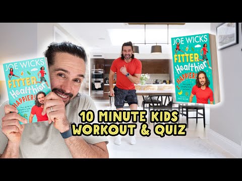 10 Minute Kids Workout + Quiz on The Cardiovascular & Circulatory System | Fitter Healthier Happier