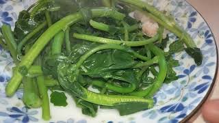 Douban Cai / Watercress Vegetable Chinese Recipe (Blanched and Soup)