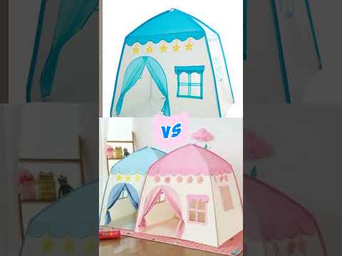 Pilih tenda pink atau tenda biru?