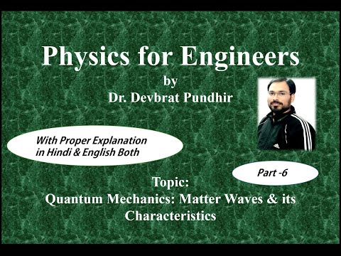 Quantum Mechanics: Matter Waves & Its Characteristics