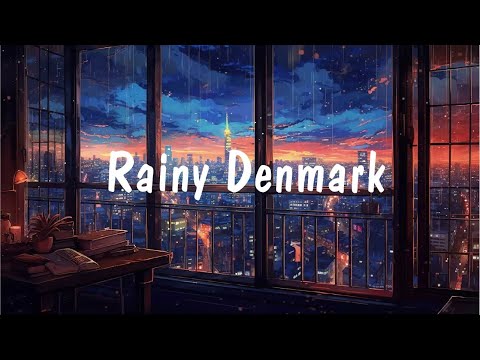 A Rainy Day In Denmark City⚡ Lofi Hip Hop ~ Nordic lofi mix | Ai Image