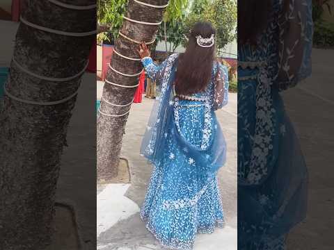 Party Wear Lehenga Choli Design||Crop Top||Long Dress  #shorts #trending #lehenga  #youtubeshorts