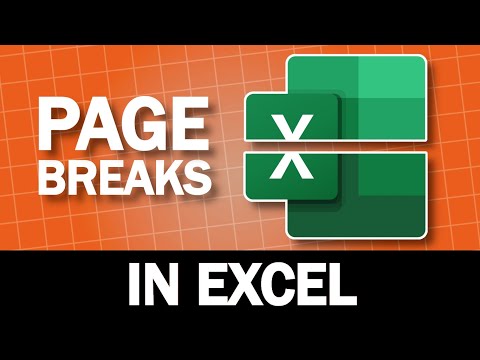 How To Page Break In Excel