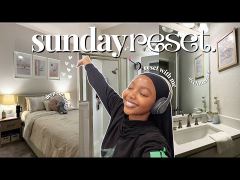 sunday reset: cleaning motivation, pantry organization + pm skincare routine! 🧼🤍