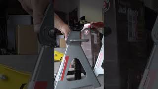 First Thing to Do on New Jack Stands #shorts #diyautorepair #diymechanic #garagetools #autorepair