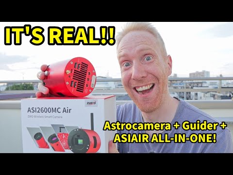 This Astro Smart Camera does EVERYTHING🔥! Perfect for beginners? REVIEW of ZWO ASI2600MC Air!