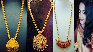 🥰 ಬರಿ 13 ಗ್ರಾಮ್ ಅಲ್ಲಿ 🪙ಗೋಲ್ಡ್ ಲಾಂಗ್ ಹಾರಗಳು 📿/Gold long hara designs with weight/AnithaShamanth