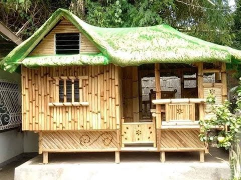 P55K or $1100 BahayKubo Made Out of Bamboo with One Bedroom