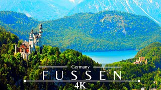 Fussen Germany 4K 🇩🇪 / Bavaria / Neuschwanstein Castle