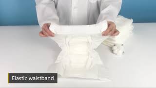 Biodegradable bamboo diaper