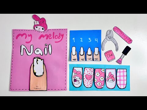 My Melody Nails Blind Bag Opening | ASMR blind bag unboxing