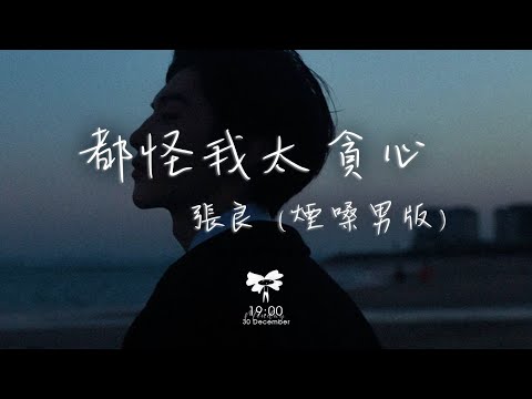 張良 - 都怪我太貪心 (煙嗓男版) 「都怪我太天真太貪心 想和你有結局沒看清自己」【動態歌詞】♪