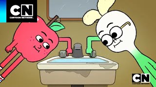 EL DÍA DIVERTIDO DE FALAFEL | MANZANA Y CEBOLLÍN | CARTOON NETWORK