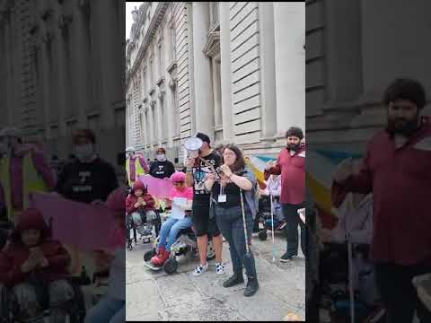 Neuro Pride Ireland speaking at Disability Pride 2023