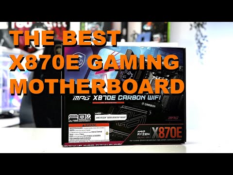 The Best X870E Gaming Motherboard - MSI MPG X870E Carbon WiFi