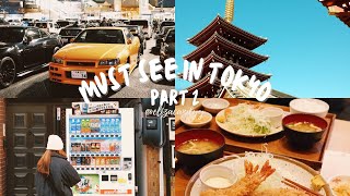 JAPAN TRAVEL DIARY| daikoku car meet, a day in asakusa, & eating the best tonkatsu