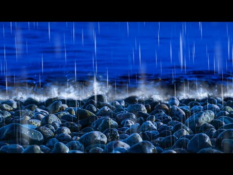 Rain Sleep Sounds & Gentle Ocean Waves | 10 Hour Sounds for Sleeping