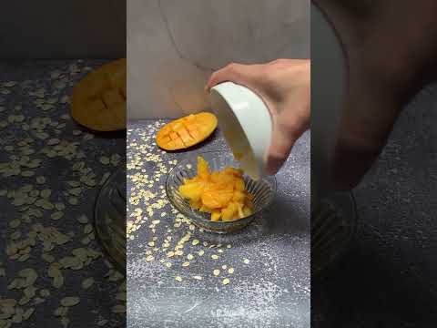 Mango Chia Oats Pudding| Mango Recipes | Easy & Healthy Breakfast Ideas | Overnight Oats #shorts