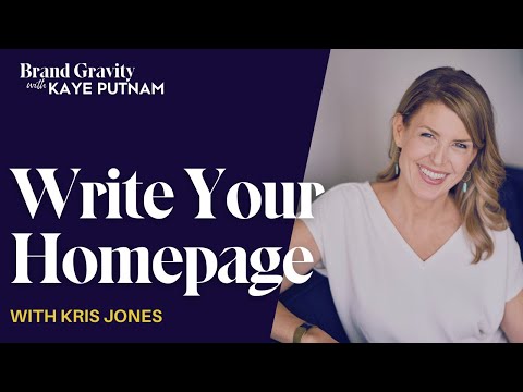 Use StoryBrand to Write Your Website Homepage with Kris Jones