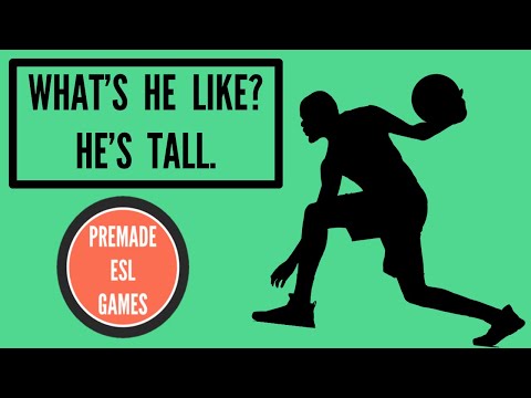 Adjectives To Describe People | What's He Like? | ESL English Game - Beginners Level