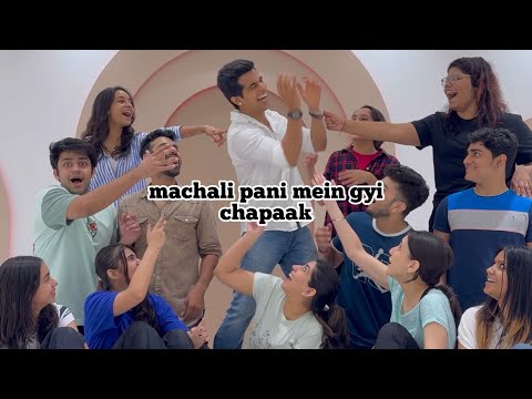 machali pani me gyi chapak 🤣 post class fun with students watch till the end