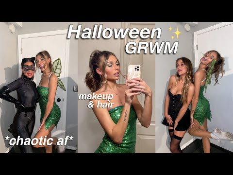 PREP + GRWM for HALLOWEEN | chaotic vlog